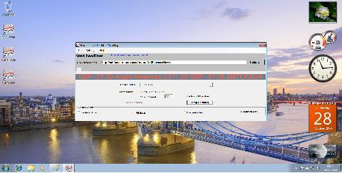 Screenshot of main screen - running on windows 7 home premium (hosted in sun virtual box)
