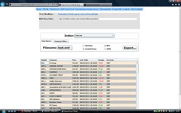 Share Prices 4 Web (Silverlight4)