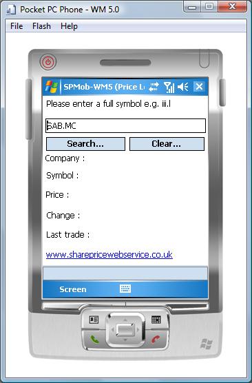 Share Prices 4 Mobile (WM5) - Comany Symbol Lookup Pt3