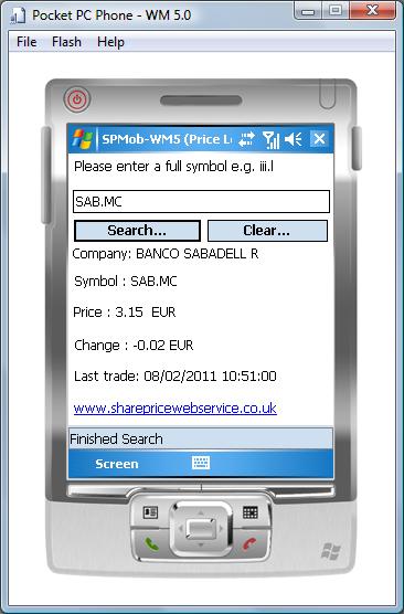 Share Prices 4 Mobile (WM5) - Comany Symbol Lookup Pt4