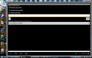 Share Prices 4 Mobile (Android) - Symbol Lookup Part 3